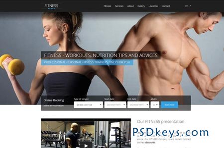 HOTFIT - Hotel and Fitness Template 21568