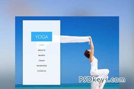 Yoga  One Page Multi-Purpose Muse 45263
