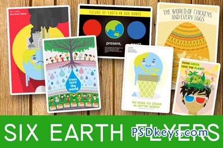 Six Earth Flyers Bundle 44822