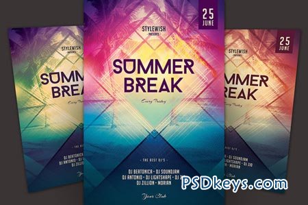 Summer Break Flyer 44863