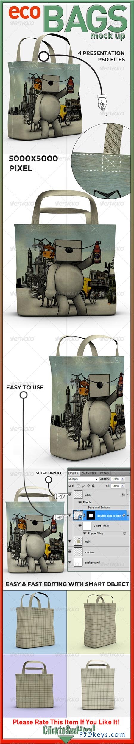 Eco Bags Mock Up 5306832