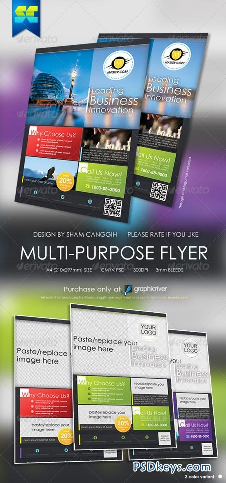 Modern Multi Purpose Corporate Flyer 5383298