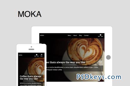 Moka - HTML template 28937
