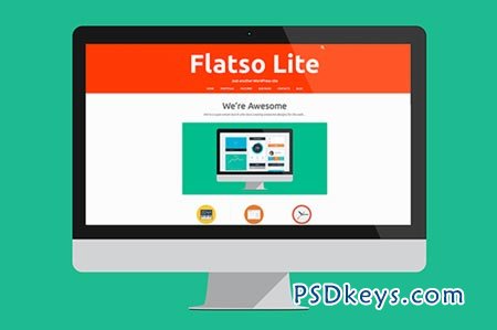 Flatso Lite - Flat Responsive Theme 41442