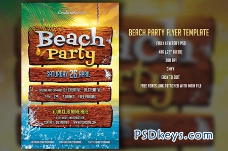 Beach Party Fyler 31250