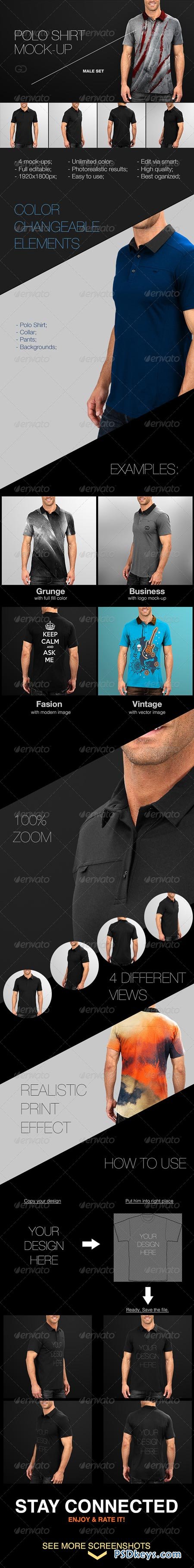 Download Mens Polo Shirt Mock-Up 7734860 » Free Download Photoshop ...