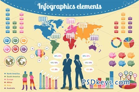 Infographics elements 4073