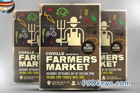 Farmers Market Poster Template 51877