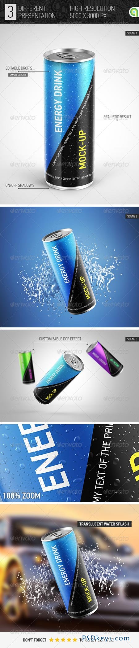 Energy Drink Can Mockup 7724221
