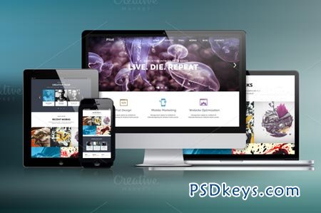 Pilot - One Page PSD Template 51579