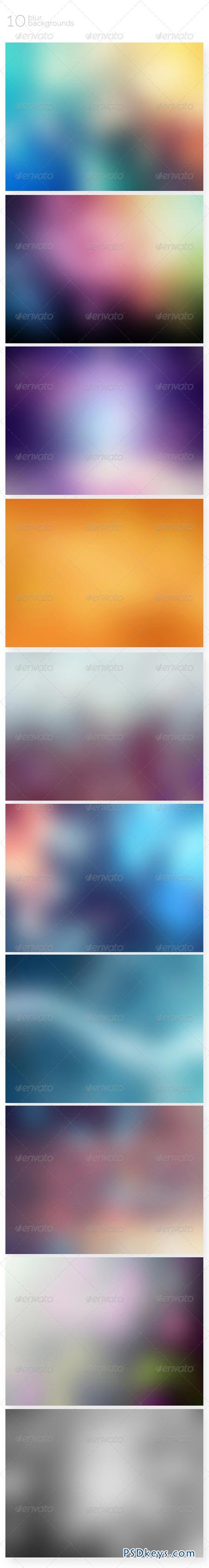 10 Blur Backgrounds 7963088 » Free Download Photoshop Vector Stock