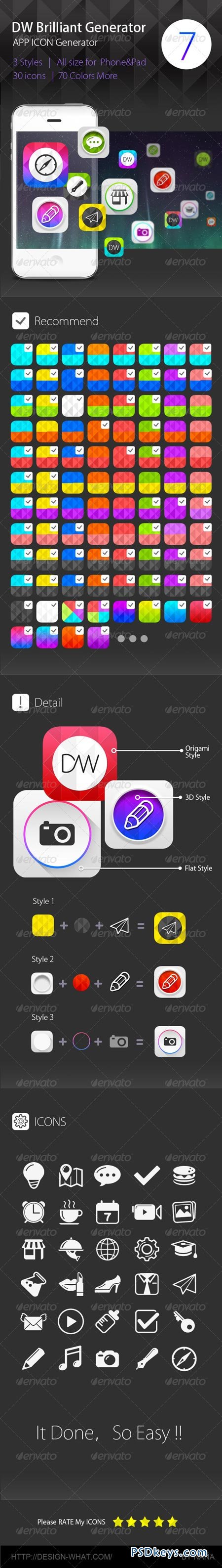 Brilliant APP ICON Generator for DW 6000502