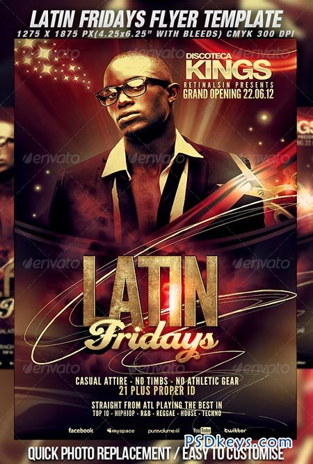 Latin Fridays Flyer Template 2295301