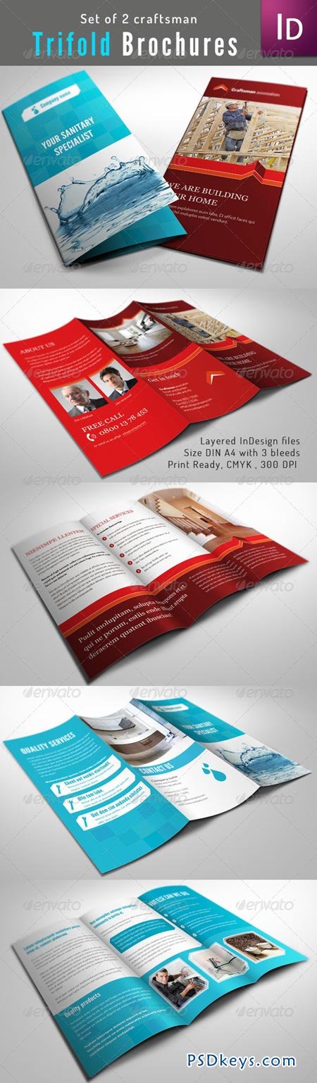 Set of 2 Trifold Brochure 2247495