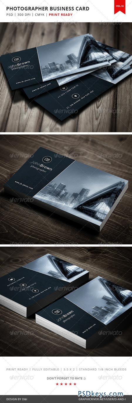 Photographer Business Card - Vol.16 5189531