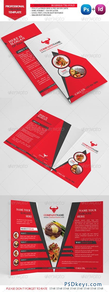 Restaurant Business Tri-Fold 3325066