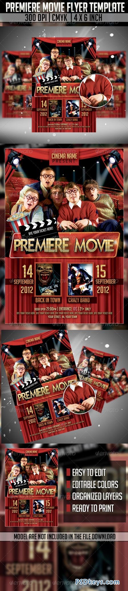 Premiere Movie Flyer Template 2848844