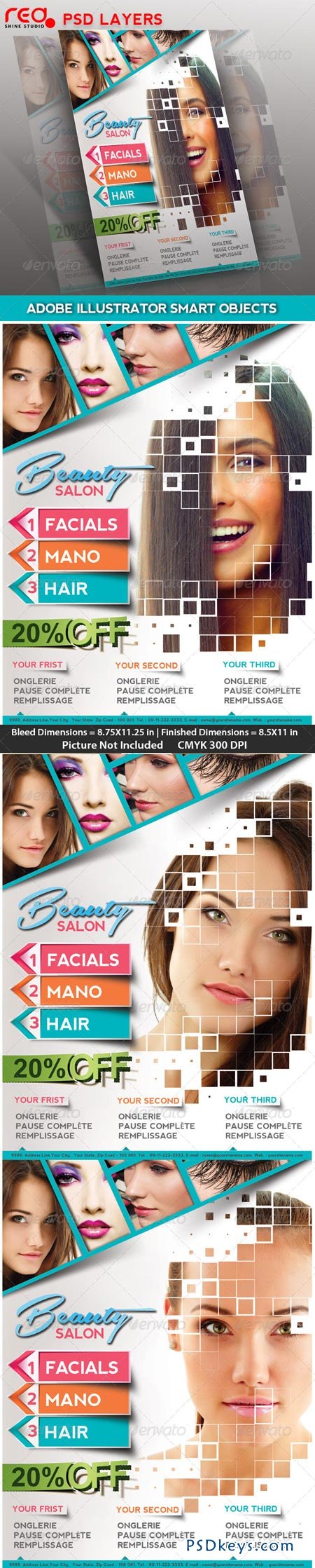 Beauty Salon Poster flyer & Magzine Cover 4455160