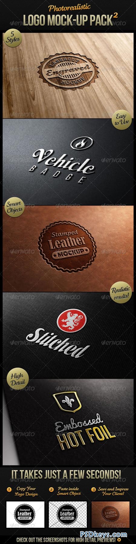 Photorealistic Logo Mock-Up Pack 2 1984512