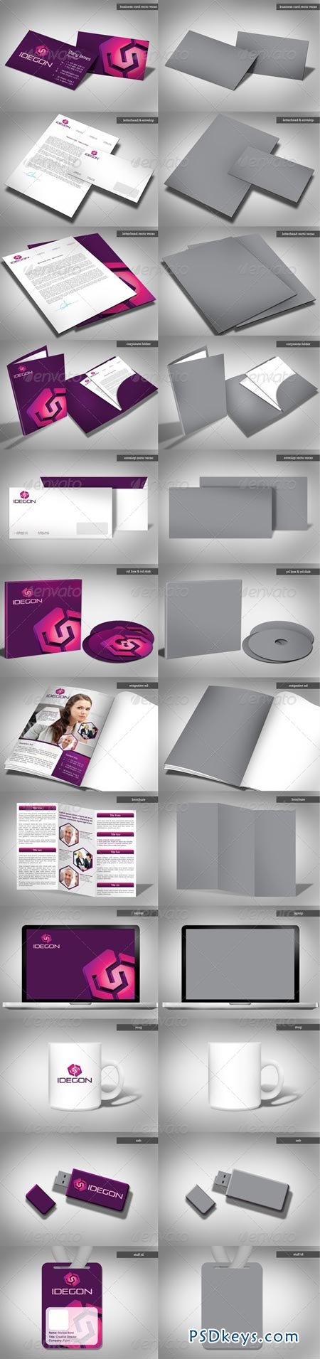 Full Corporate Identity Mockup Package 2878477