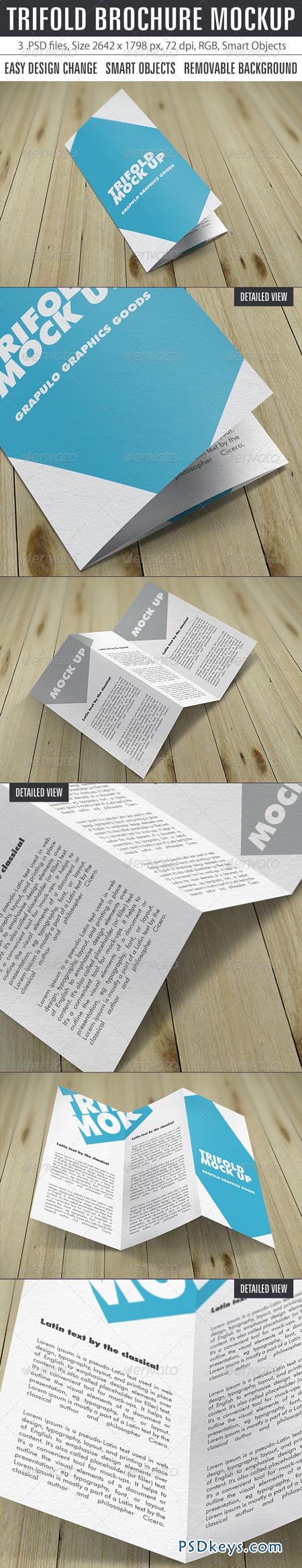 Trifold Brochure Mockup 8412401