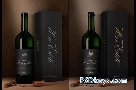Wine Packaging Mock-Up 51031