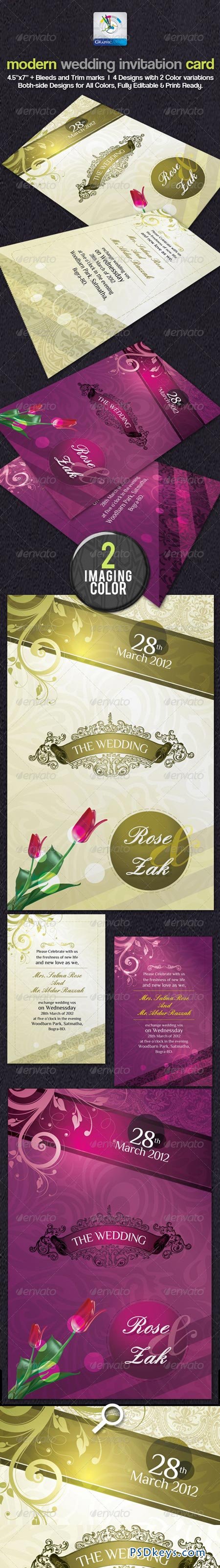 Modern Wedding Invitation Cards 2393750