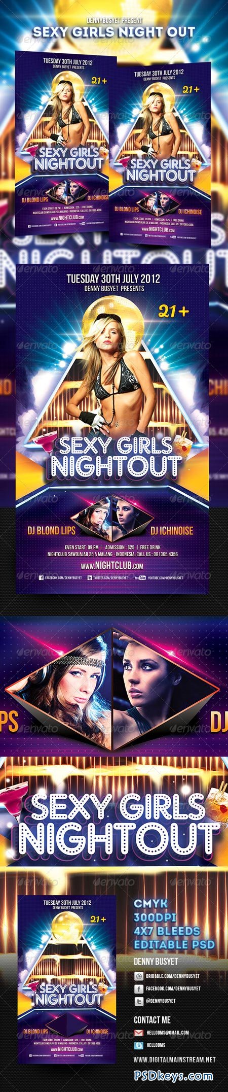 Sexy Girls Night Out Flyer 2618316