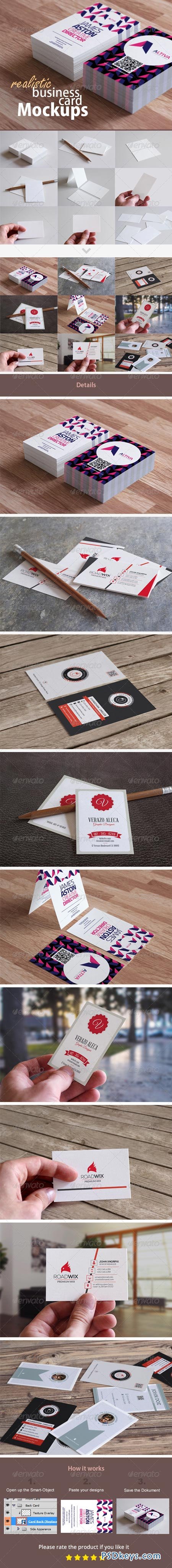 Realistic Business Card Mockups 8687286
