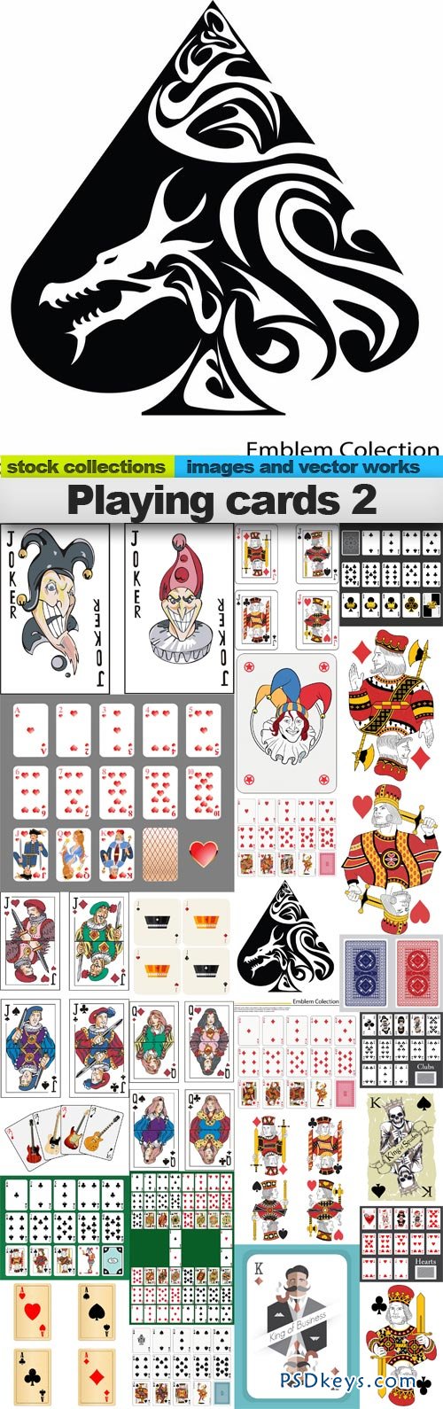 Playing cards 2 25xEPS
