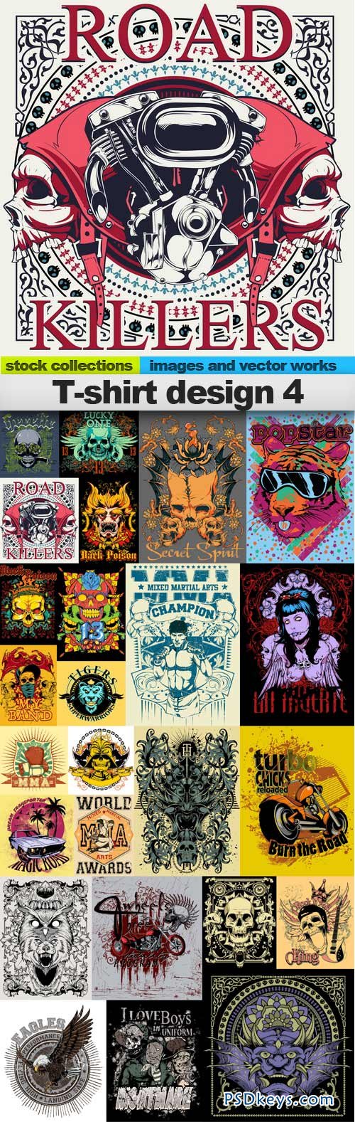 T-shirt design 4 25xEPS