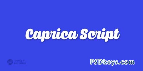 Caprica Script Font Family - 2 Fonts for $59