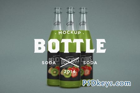 Flavored Soda Mock-Up 63344