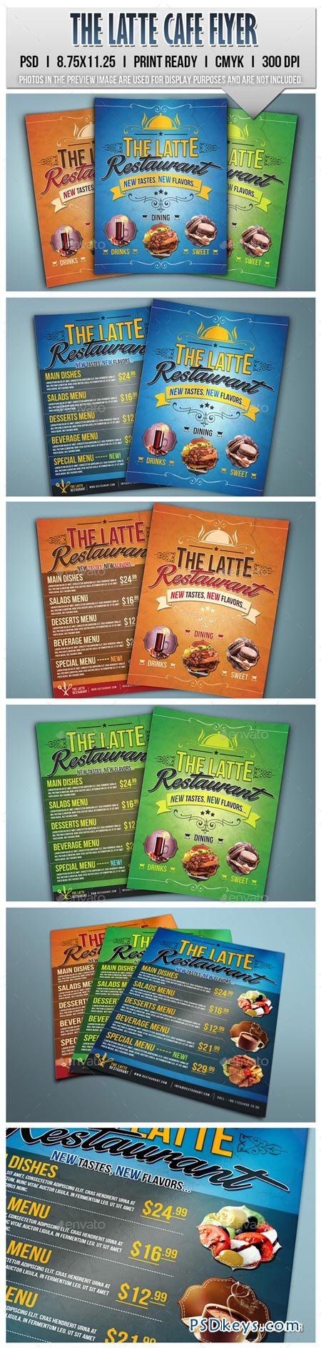 The Latte Cafe Flyer 8921647