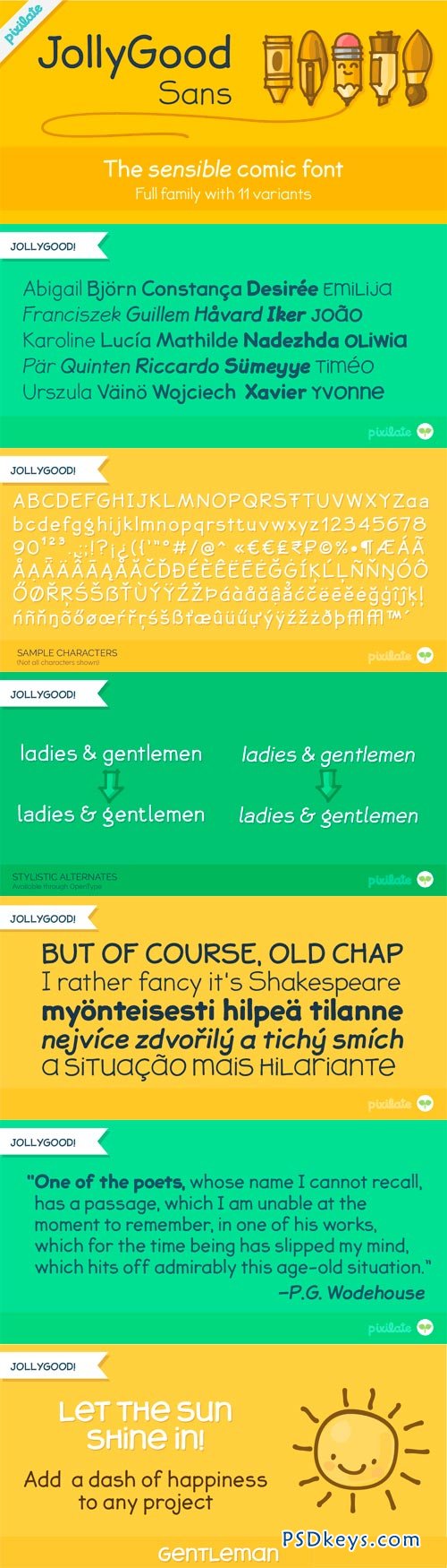 JollyGood Sans Font Family - 12 Fonts for $99