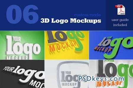 3D Logo Mockups 69930