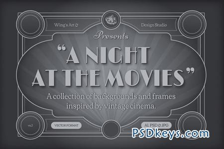 Vintage Movie Backgrounds and Frames 41144