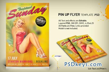 PIN UP Flyer