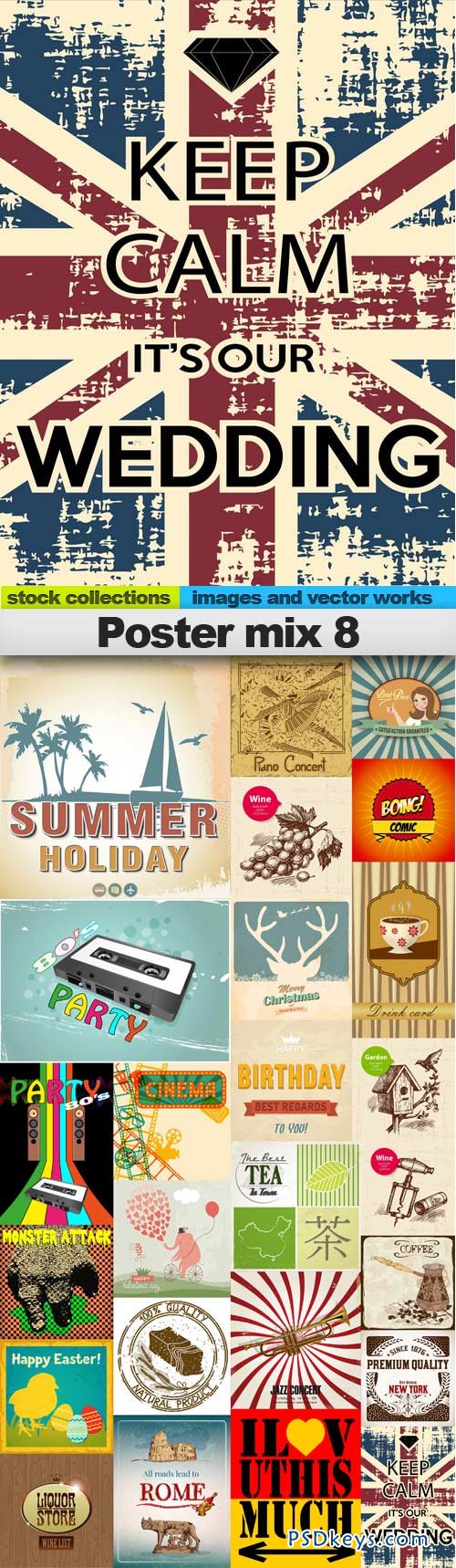 Poster mix 8 25xEPS
