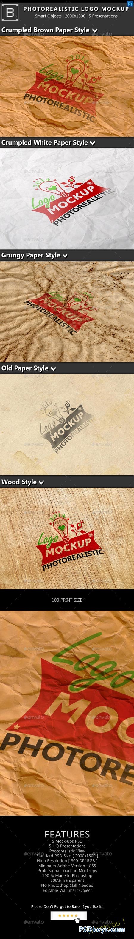 Photorealistic Logo Mock-Up 8996158