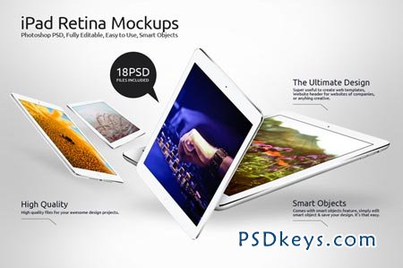 iPad Retina Mockups 17345