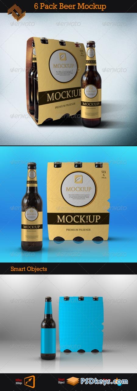 6 Pack Beer Mockup 8390108