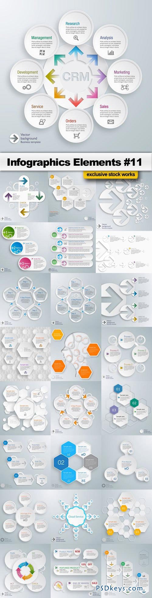Infographics Elements #11 - 25xEPS