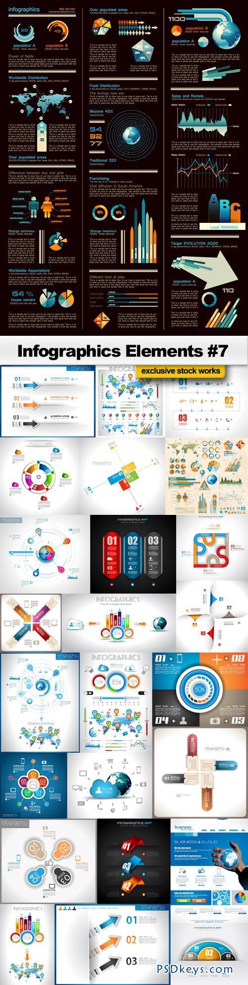 Infographics Elements #7 - 25xEPS