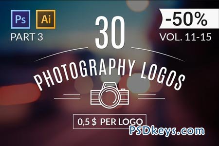 30 Photography Logos (Vol. 11-15) 71894