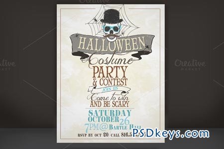 Halloween Costume Party Flyer 11138