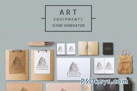 Art Equipments Scene Generator 83407