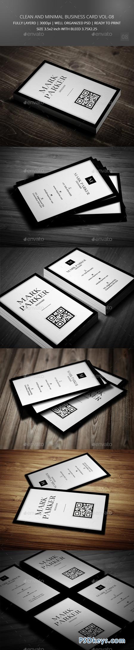 Clean and Minimal Business Card Vol-08 8989098