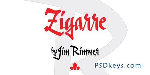 Zigarre Font Family - 2 Fonts for $40