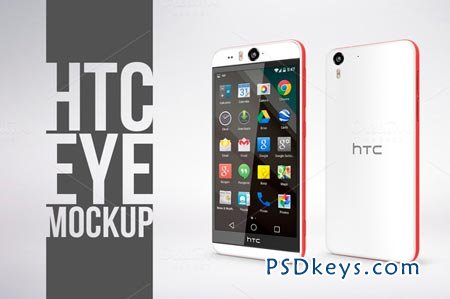 HTC Desire EYE Photorealistic Mockup 92687